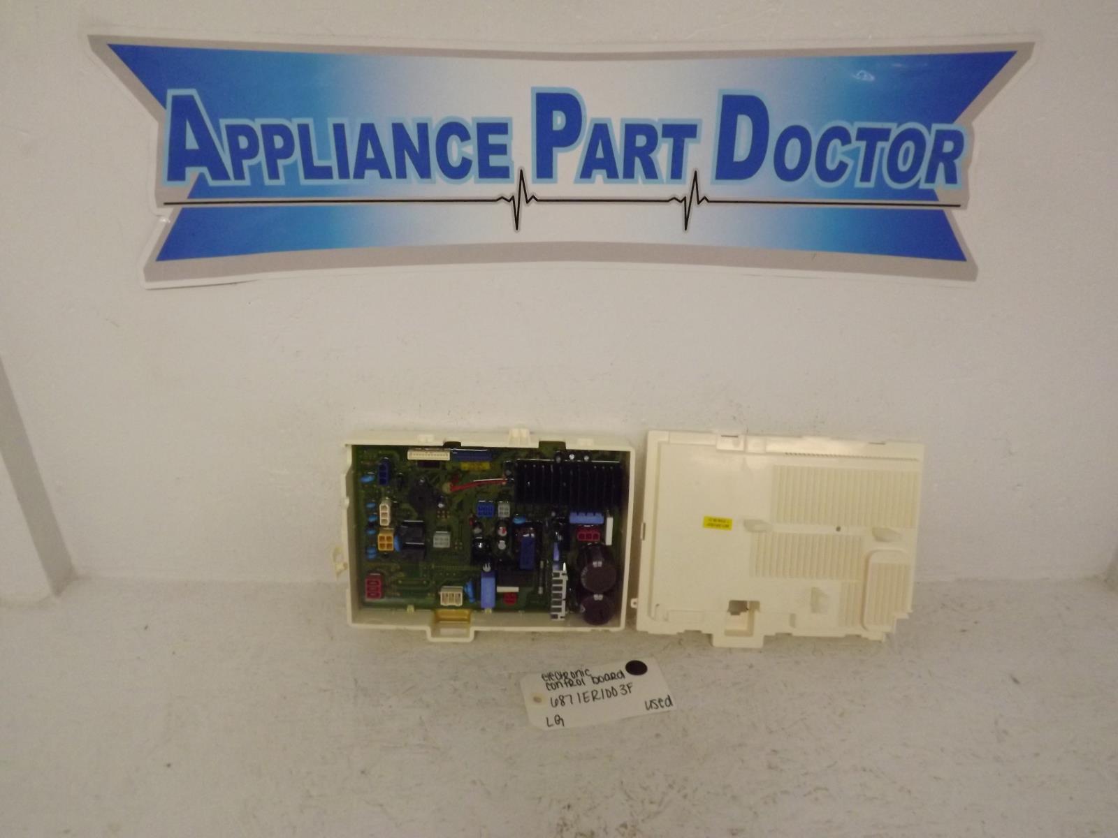 LG Washer 6871ER1003F Electronic Control Board Used LG Washer 6871ER1003F Electronic Control Board Used